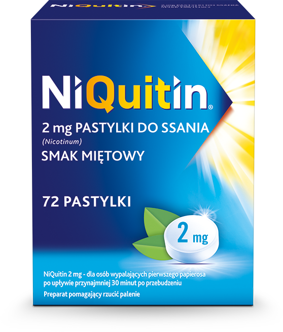 Pastylki do ssania NiQuitin / 2 mg