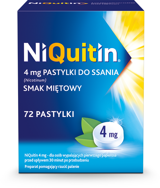 Pastylki do ssania NiQuitin / 4 mg